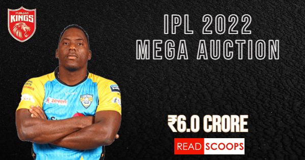 IPL 2022 Auction - Odean Smith Bags ₹6 CR Contract