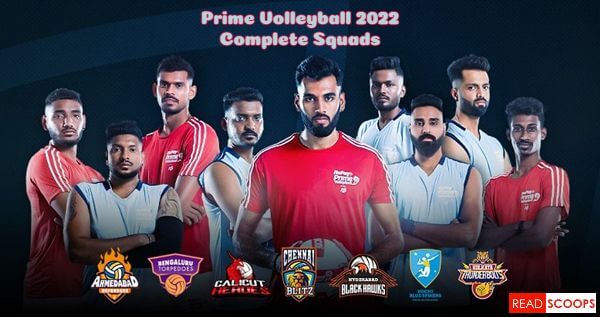 Prime Volleyball League (PVL) 2022 - Complete Squads