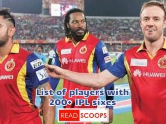 List of Players With 200+ IPL Sixes