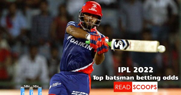 IPL 2022 - Top Batsman Betting Odds