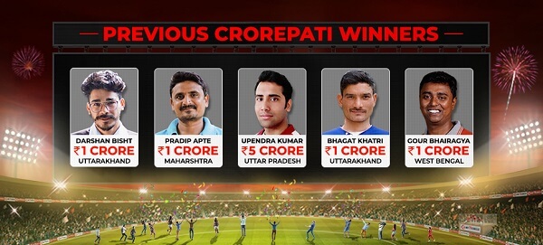 Crorepati winners on My11Circle