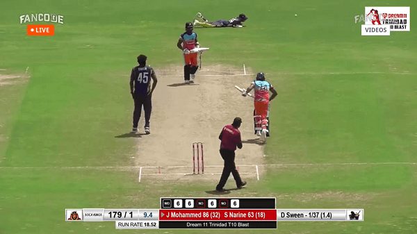 WATCH: 40-Run Over in 2022 Trinidad T10 Blast