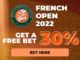 French Open 2022 - Get Upto €200 FREE Bet on 888Starz