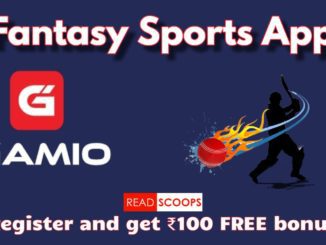Register to iGamio Fantasy Sports App; Get ₹100 FREE