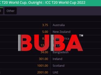 T20 World Cup 2022 - Outright Winner Betting on Buba Games