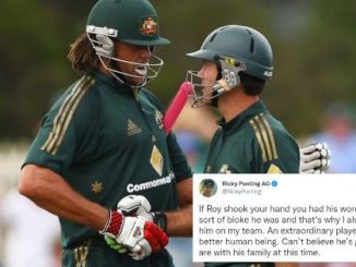 Ricky Ponting Reacts to Andrew Symonds' Death