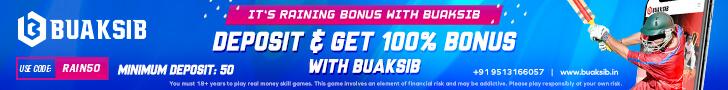 Special July Bonus | Deposit & Get 100% Bonus Buaksib