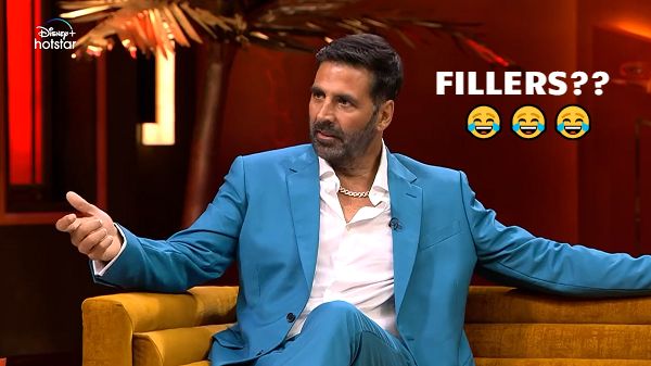 WATCH: Akshay Kumar Says 'Fillers' Instead of Filters