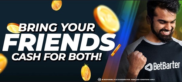 BetBarter - Refer a Friend And Both Get PAID!