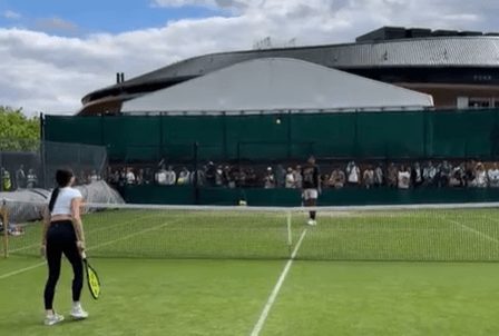 Costeen Hatzi at Wimbledon