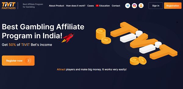 Affiliate Marketing on Tivit Bet - Passive Income For Referred Players