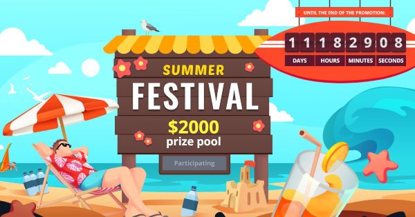 Play in $2,000 Summer Festival on FocusBet