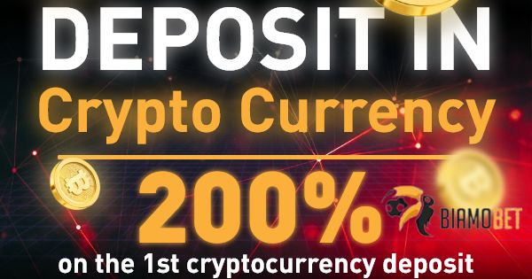 Get 200% Bonus With Cryptocurrency Deposit on BiamoBet