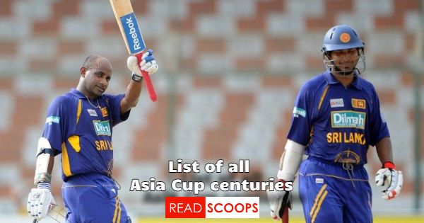 Complete Asia Cup Centuries List (ODI + T20I)