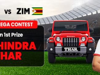 ZIM vs IND 2022 - Win Mahindra Thar on My11Circle