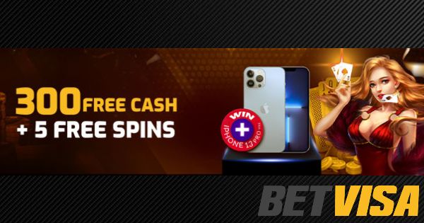 Register to Betvisa; Get 300 FREE Cash + 5 FREE Spins