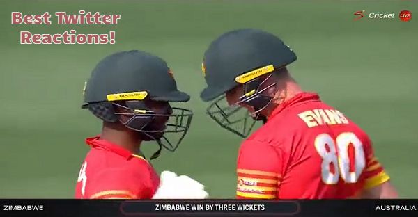 Zimbabwe Beat Australia in 3rd ODI - Best Twitter Reactions