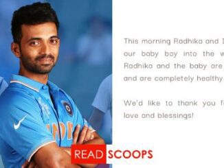 Ajinkya Rahane Welcomes Baby Boy