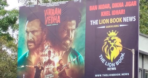 Sports Betting Brand Promoting Movie Vikram Vedha