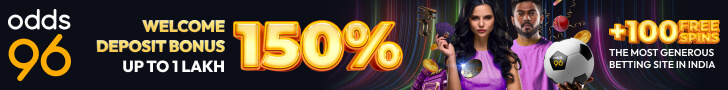 Odds96 - sign up and get a 150% welcome bonus