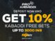 PKL 9: Get 10% Kabaddi Free Bet Exclusively on Rajabets