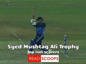 Syed Mushtaq Ali Trophy - Top 10 Run Scorers List