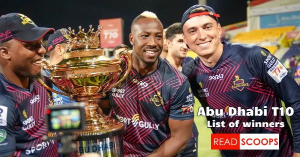 Complete Abu Dhabi T10 League Winners List