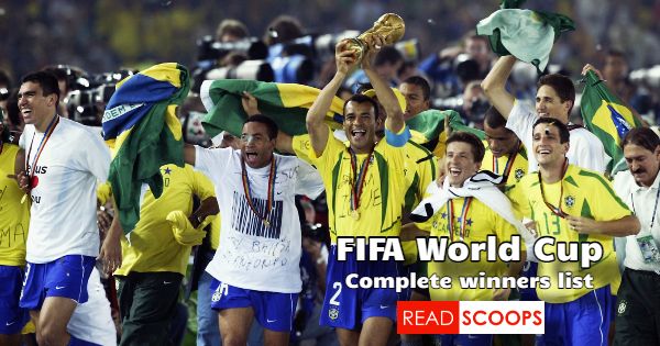 All-Time FIFA World Cup Winners List