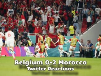 Twitter Reacts As Morocco Beats Belgium