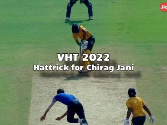 Chirag Jani Claims Hat-Trick in VHT 2022 Final