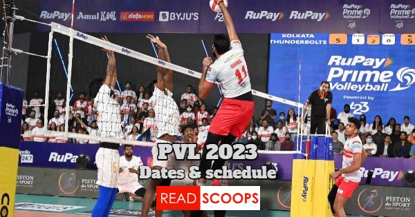 Prime Volleyball League - PVL 2023 Dates & Schedule