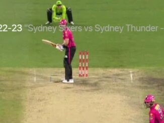 BBL 12 - SEE Steve Smith Batting Way Outside Off-Stump