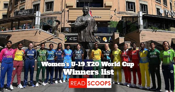 ICC Women's U-19 T20 World Cup Winners List