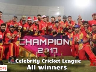 Celebrity Cricket League (CCL) Winners List