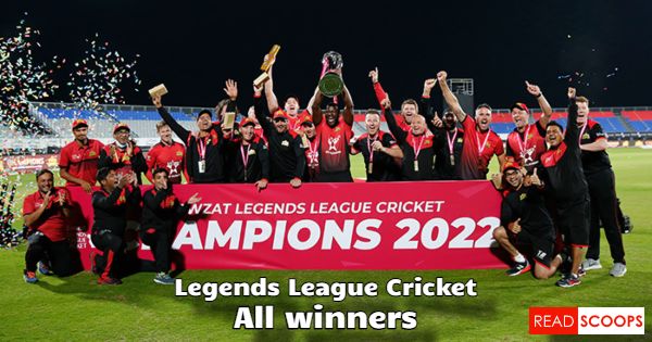 Complete Legends League Cricket (LLC) Winners List