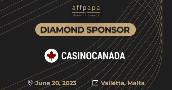 CasinoCanada - Diamond Sponsor of AffPapa iGaming Awards 2023