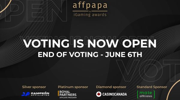 AffPapa iGaming Awards 2023 Voting Now Open