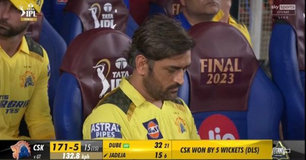IPL 2023 - MS Dhoni's Reaction After Victory Goes Viral