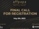 Final Call - AffPapa iGaming Awards 2023 Registration