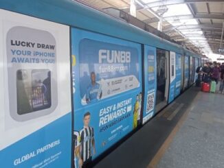 Fun88 Ads Seen Across Trains in Hyderabad
