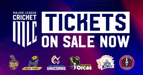 Major League Cricket (MLC) 2023 Tickets Now Available