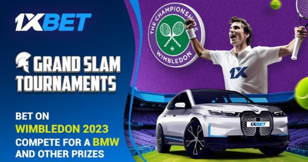 Win a BMW, Other Prizes With Wimbledon 2023 Betting on 1xBet