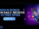 Login Daily, Win Up to 10 FREE Spins on BTC365