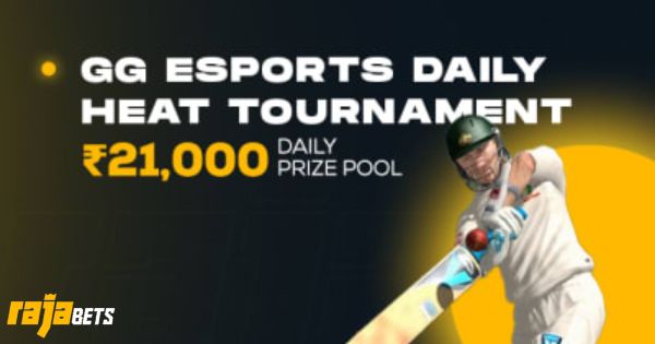 ₹21,000 Daily Prizes in GG Esports Tournament on Rajabets
