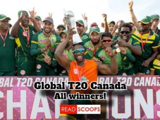 Complete Global T20 Canada Winners List