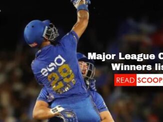 Major League Cricket Winners List