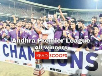 Andhra Premier League (APL) Winners List