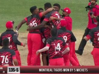 Montreal Tigers Wins Global T20 Canada 2023!