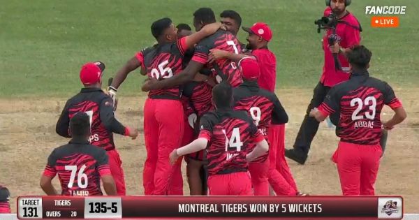 Montreal Tigers Wins Global T20 Canada 2023!