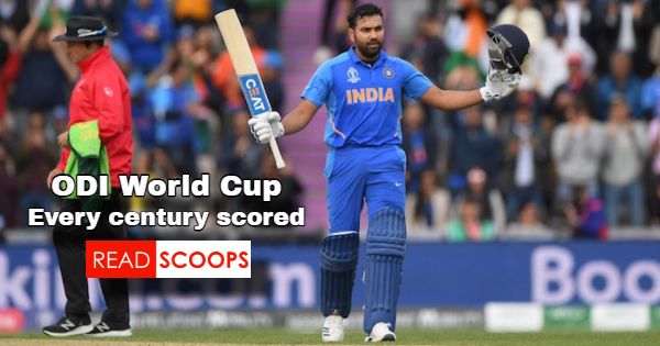 Complete ODI World Cup Centuries List